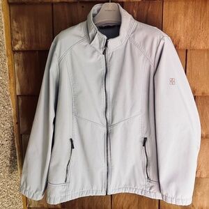 Swiss Tech Jacket, men’s XXL, Light Blue Windbreaker